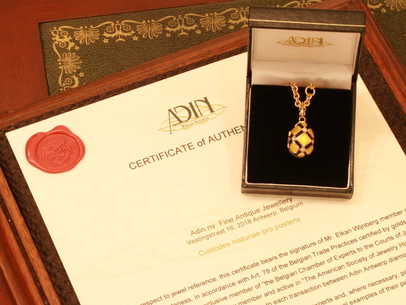 Faberge egg shaped locket (image 8 of 8)